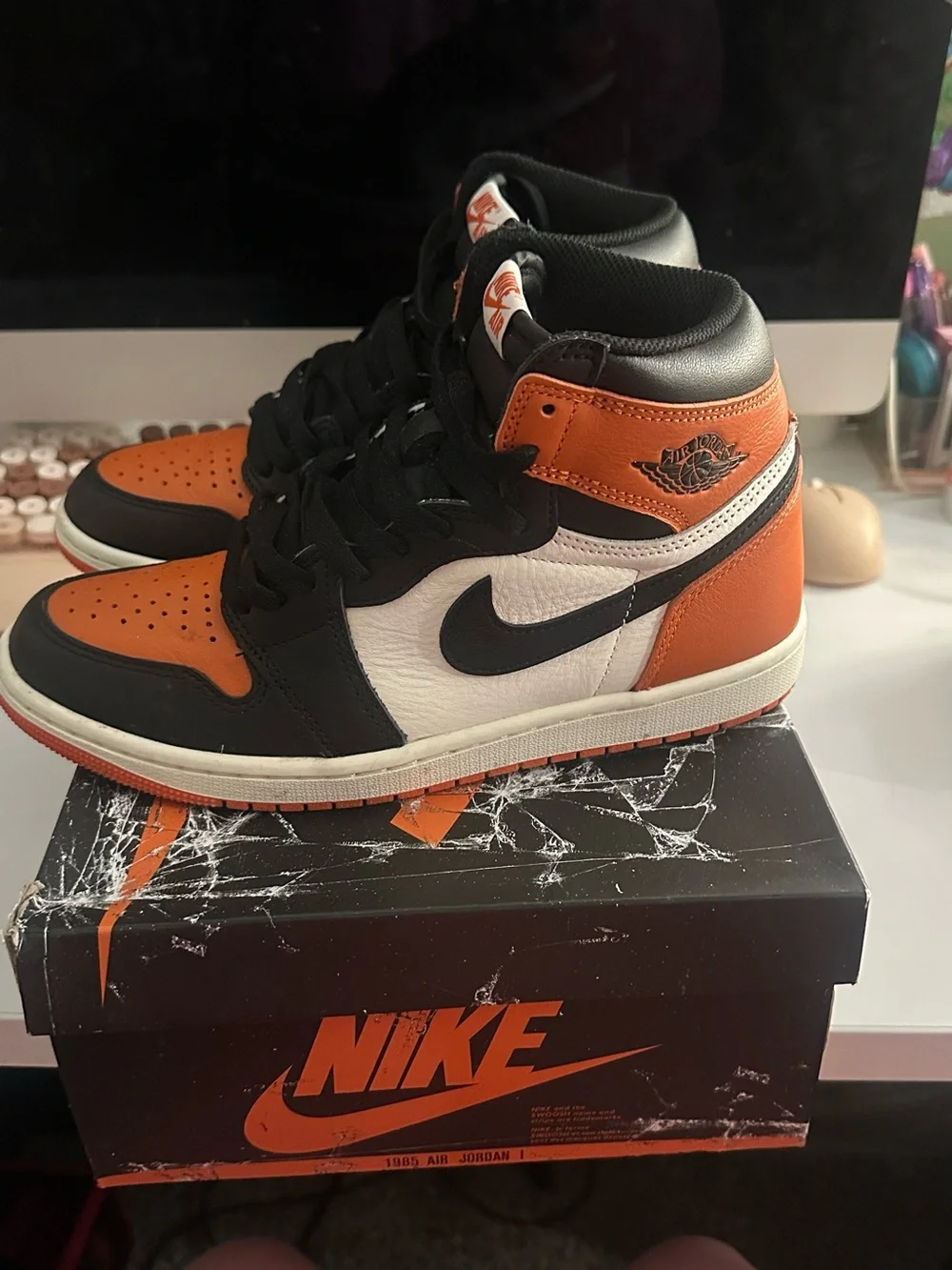Air Jordan 1 Retro High OG Shattered Backboard – Men’s Size 8